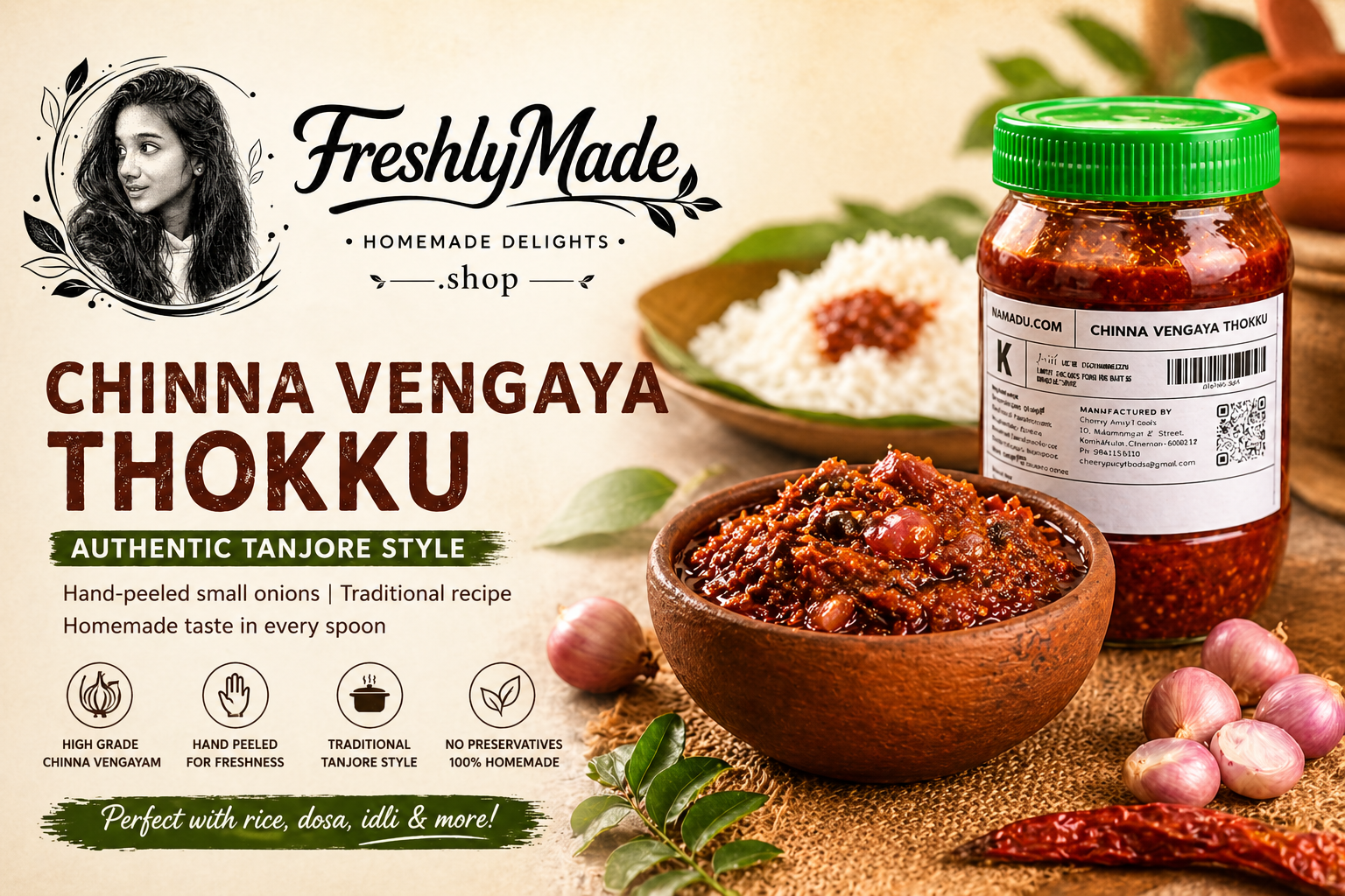 Chinna Vengaya Thokku: The Authentic Tanjore-Style Homemade Delight You Must Try