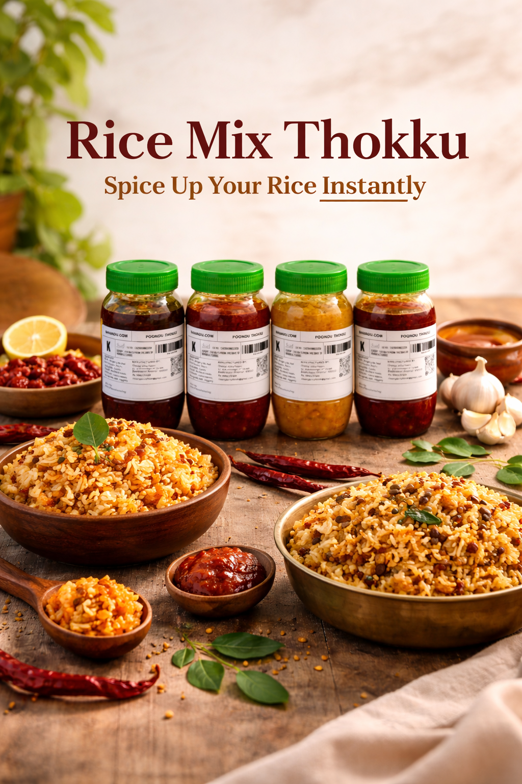 Rice Mix Thokku - FreshlyMade.shop by Cheesy Juicy Foods