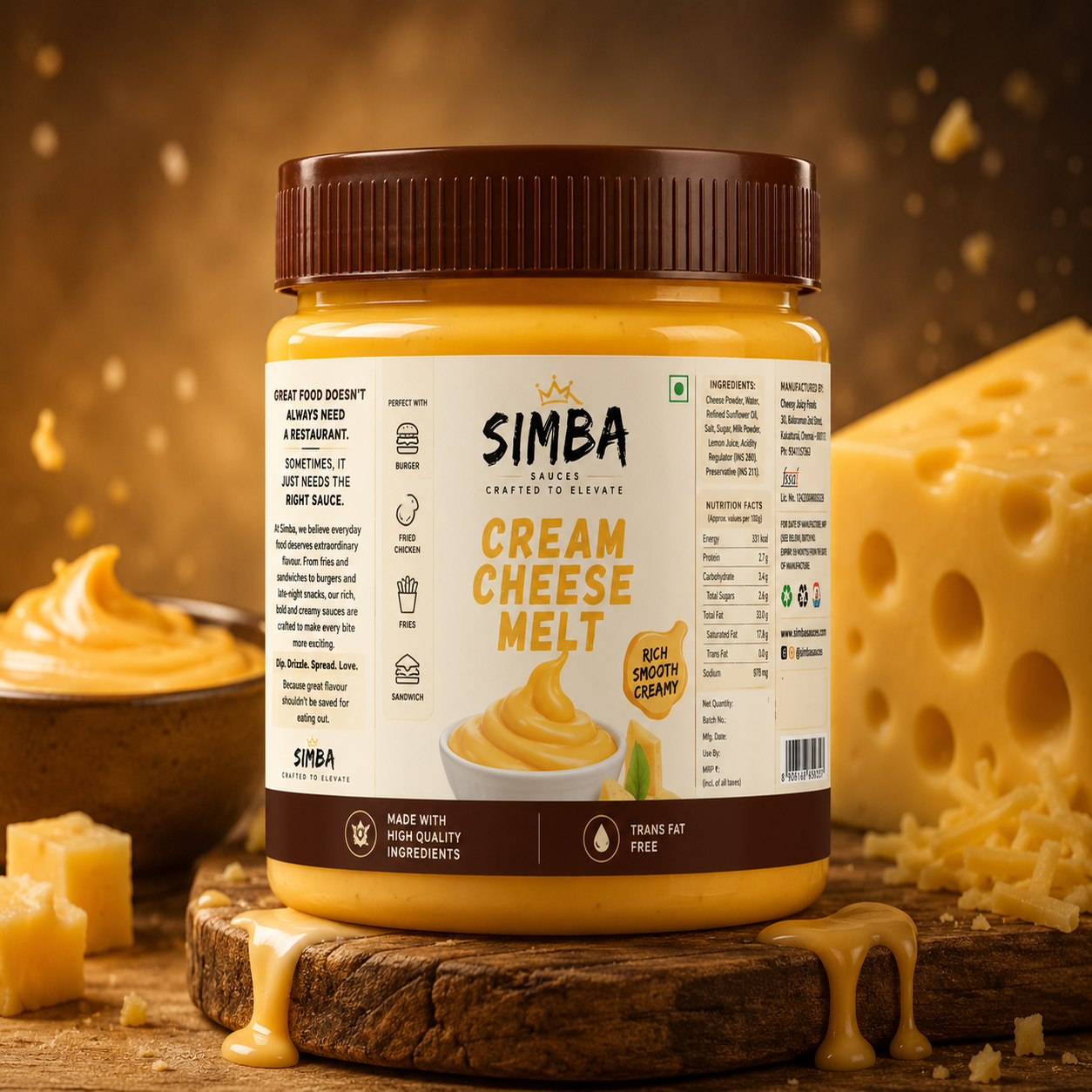 Cream Cheese Melt Dip 250ml