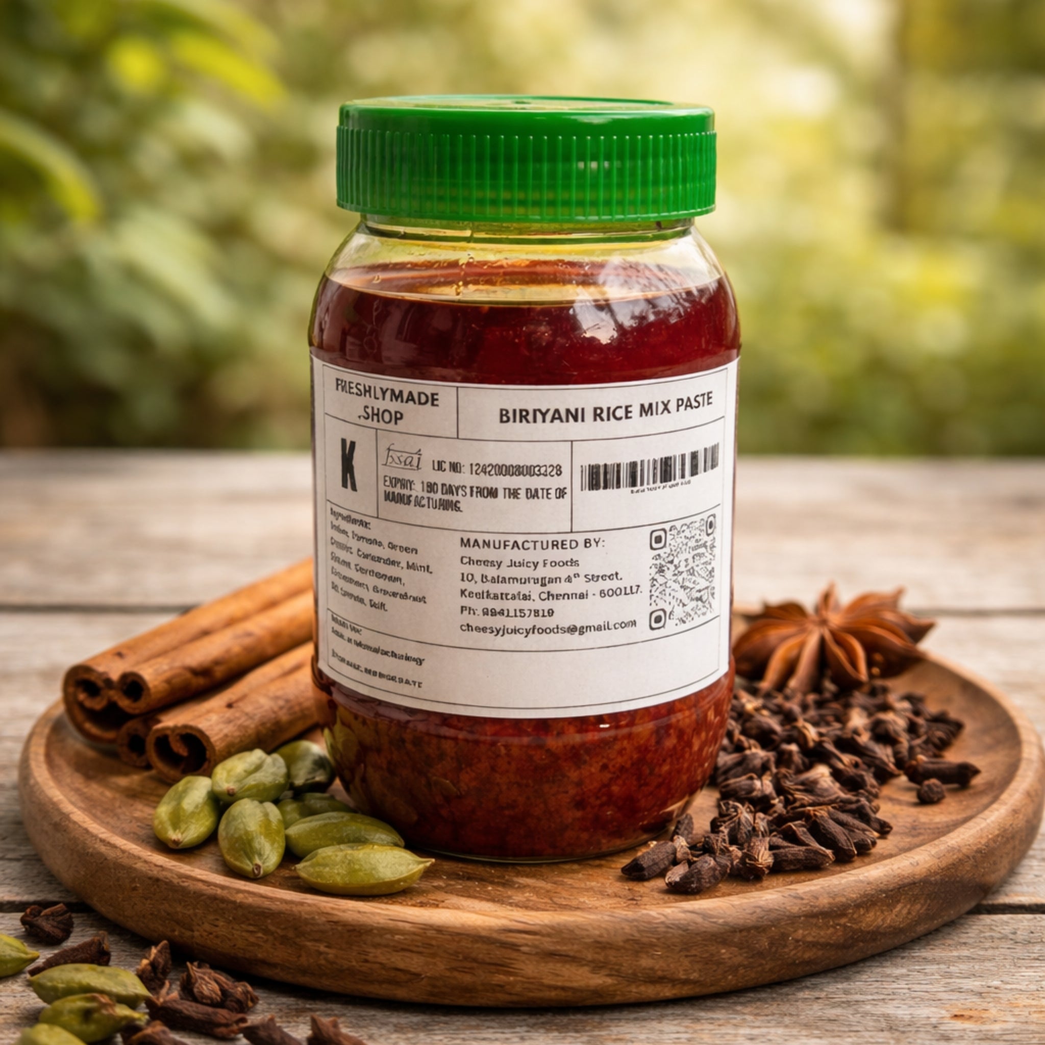 Biriyani Mix Paste 250g - FreshlyMade.shop by Cheesy Juicy Foods