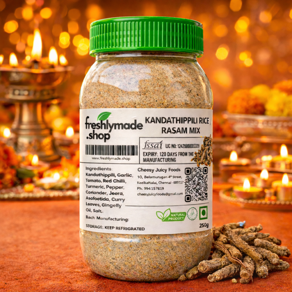 Kandathippili rice / Rasam mix 200g - FreshlyMade.shop by Cheesy Juicy Foods