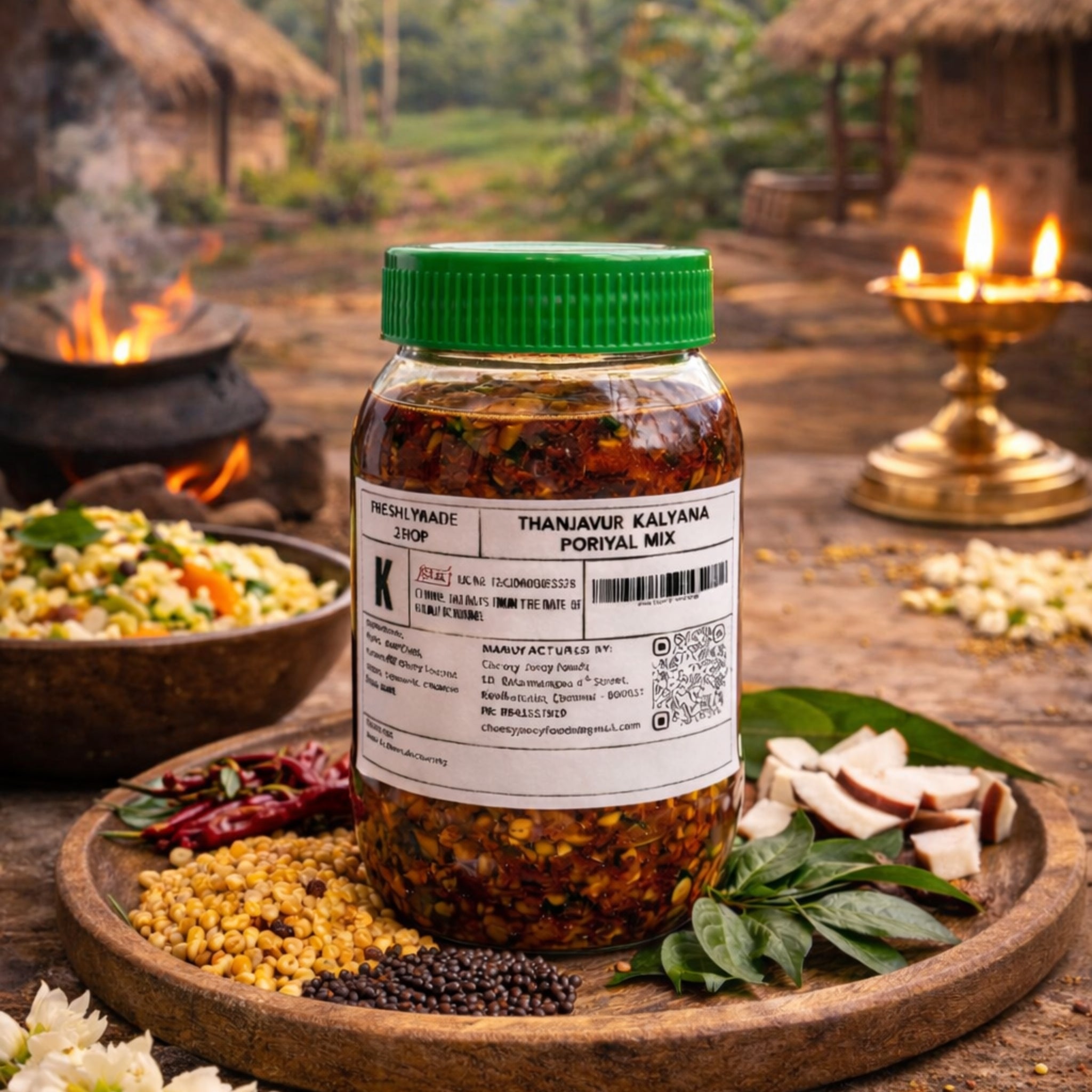 Tanjore Kalyana Poriyal Mix 250g - FreshlyMade.shop by Cheesy Juicy Foods